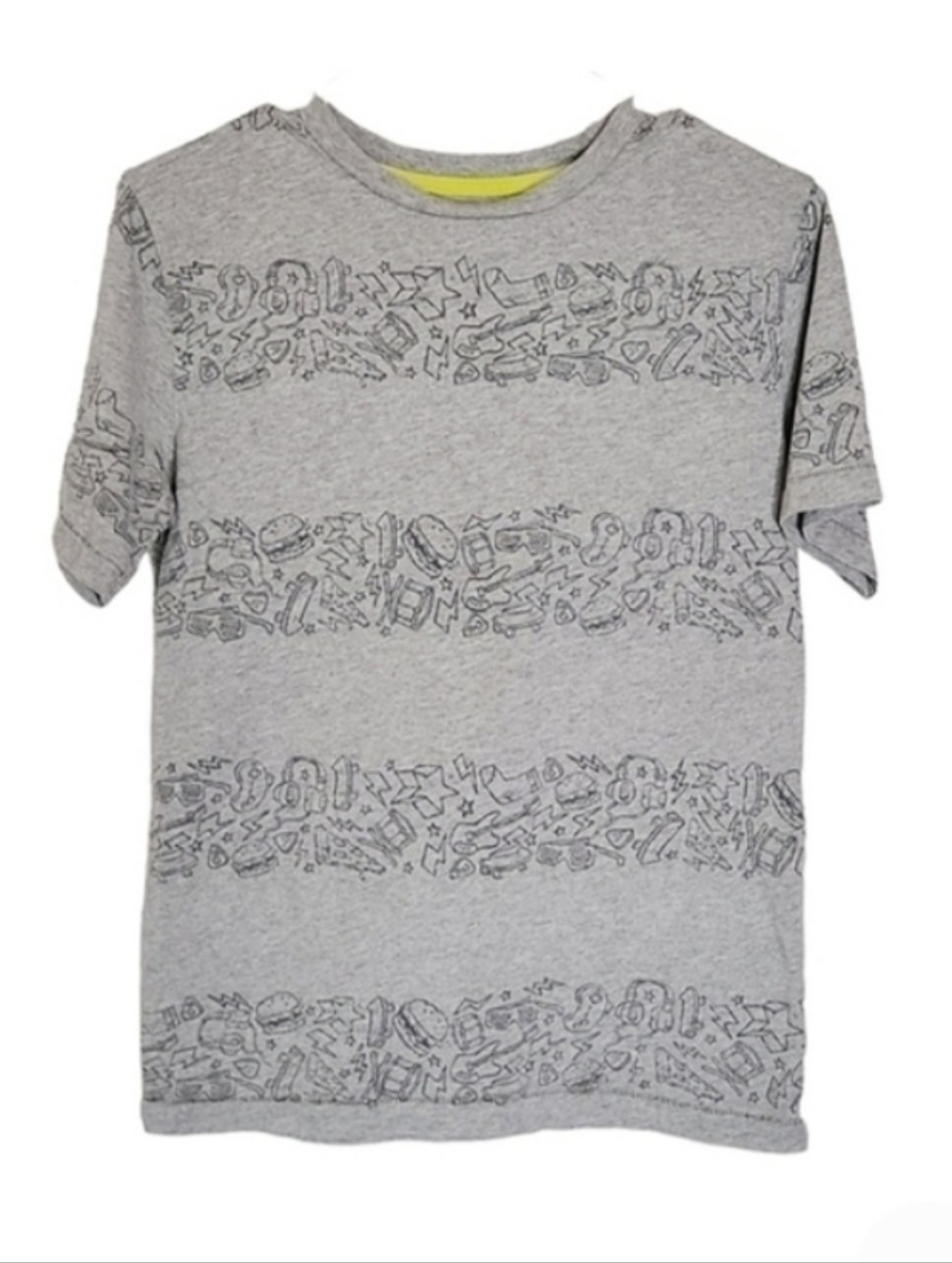 K1255 * Circo Boys Striped Tee Gray Size L (12/14)